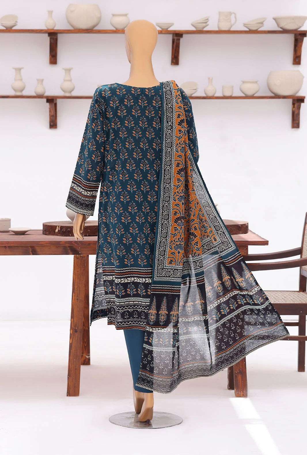 Platinum Jaipuri by HZ Textiles Digital Printed Lawn Suit Unstitched 3 Piece PJB - 3239
