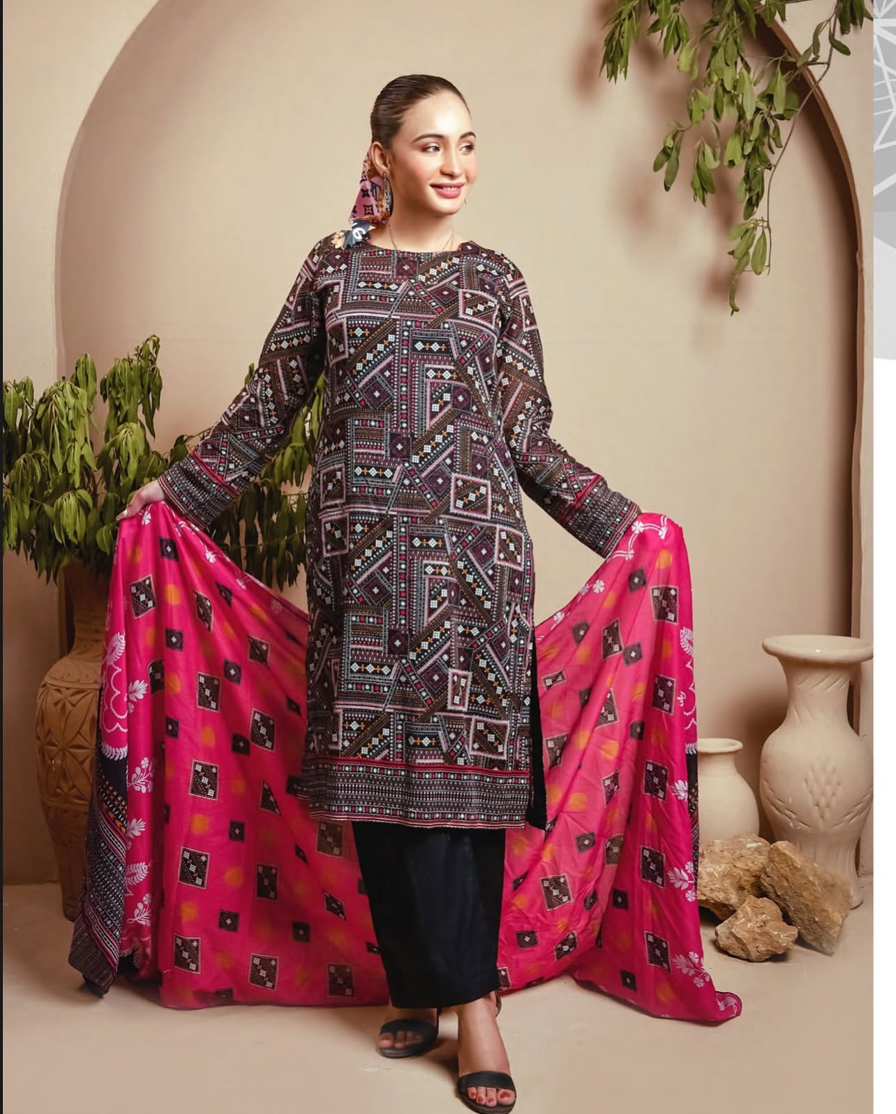 Inlay Feroza 3 Piece Unstitched Lawn [ D-05 ]