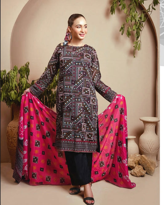 Inlay Feroza 3 Piece Unstitched Lawn [ D-05 ]