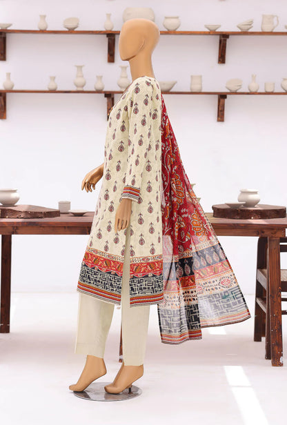 Platinum Jaipuri by HZ Textiles Digital Printed Lawn Suit Unstitched 3 Piece PJB - 3237