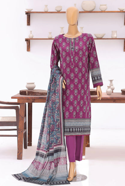 Platinum Jaipuri by HZ Textiles Digital Printed Lawn Suit Unstitched 3 Piece PJB - 3238