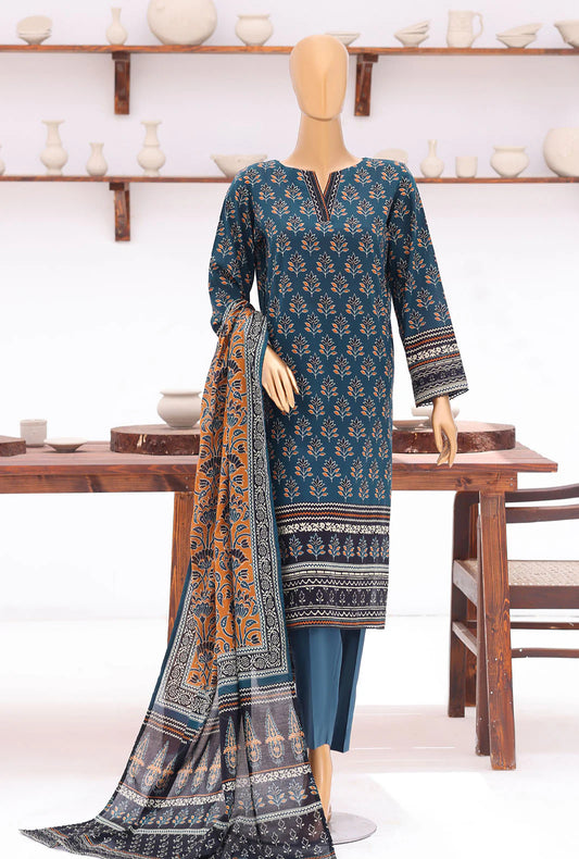 Platinum Jaipuri by HZ Textiles Digital Printed Lawn Suit Unstitched 3 Piece PJB - 3239
