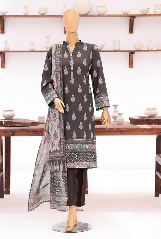 Platinum Jaipuri by HZ Textiles Digital Printed Lawn Suit Unstitched 3 Piece PJB - 3249