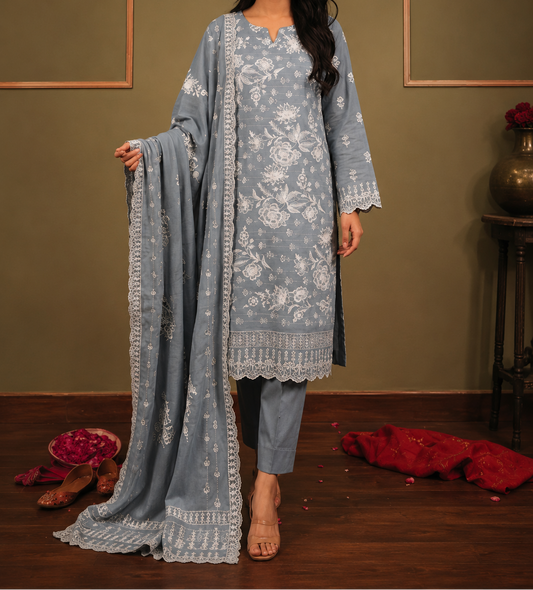 Sobia Waseem White Queen Vol-3089 [ D - 01 ]